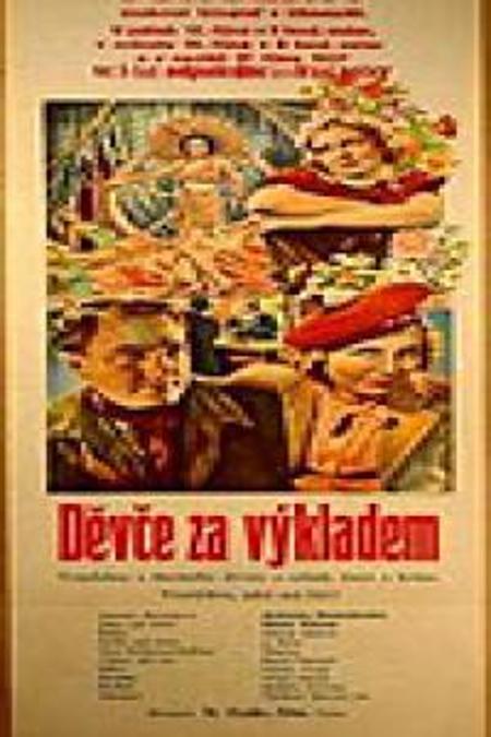 Děvče za výkladem